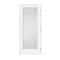 Codel Doors 36" x 80" x 1-3/8" Primed 1-Panel with White Lami Glass Interior Shaker 7-1/4" LH Prehung Door 3068pri8401GLLH10B714 - alternate 1